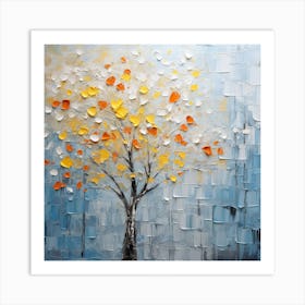 Abstract Tree Painting 4 Art Print