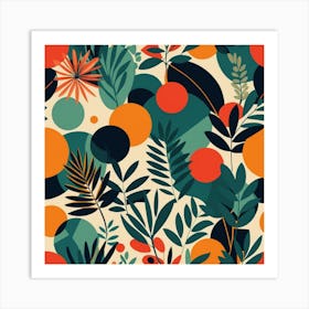 Tropical Pattern Art Print