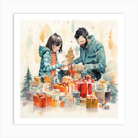 Christmas Gifts Art Print