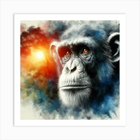 Creative Wild Animal Representation 21 Art Print