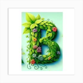 Letter B Art Print