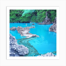 Blue Lagoon 2 Art Print