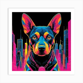 Doberman Art Print