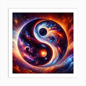 Yin Yang 2 Art Print