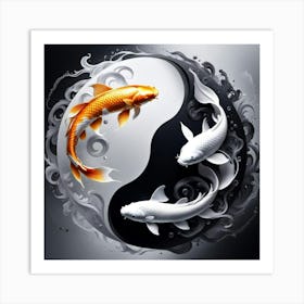 Yin Yang 7 Art Print