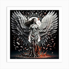 angel wings 2 Art Print