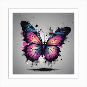 Butterfly Painting 325 Art Print