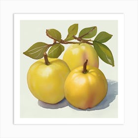 Quince Art Print