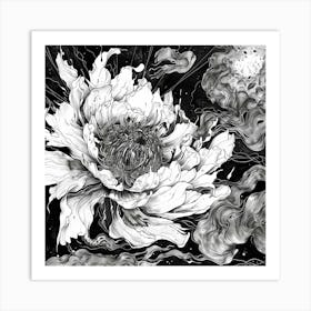 Flower In The Sky Art Print