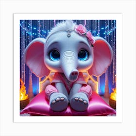 Elephant In The Room Art Print