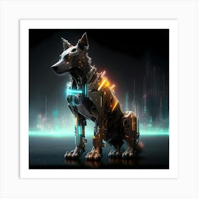 Cyber Dog Art Print