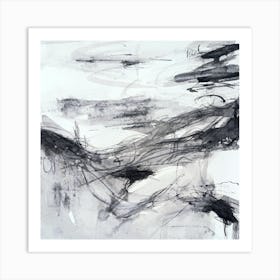 Abstract Painting Ink Landscape Art Print