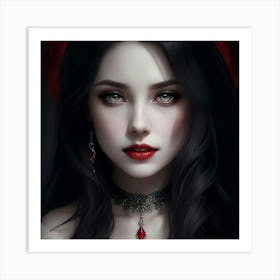 Siren of the night Art Print