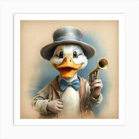 Dick Duck Art Print