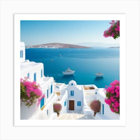 Santorini Art Print