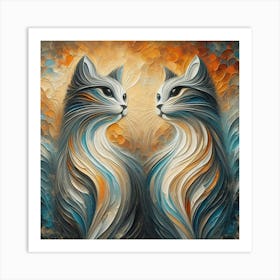 Cats 1 Art Print