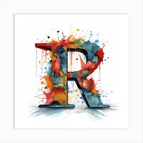 Letter R 3 Art Print