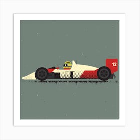 Ayrton Senna 2 Art Print
