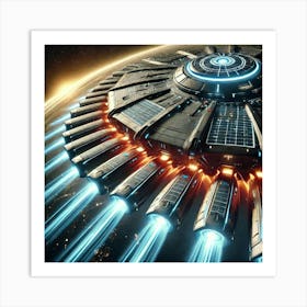 Energy Shields Converted 1 Art Print