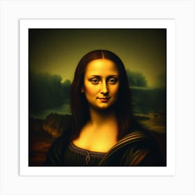 Mona Lisa 4 Art Print