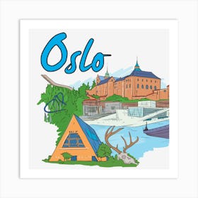 Oslo art Art Print