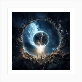 Mankind Breaking Through The Firmament #6 -Juangisme Art Print