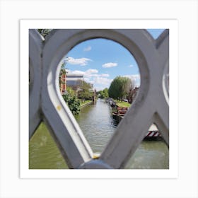View Of The River Thames In Oxford Art Print