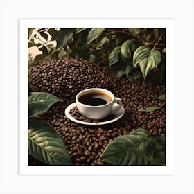 Coffee Beans 32 Art Print