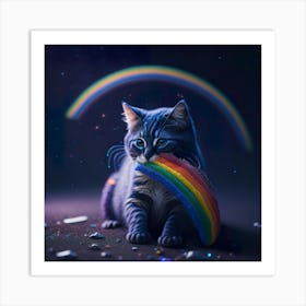 Cat Galaxy (48) Art Print