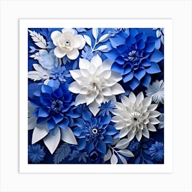 Paper Flowers 15 Art Print