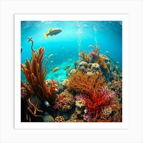 Coral Reef88 Art Print