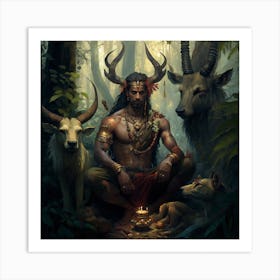 King of the forest Art Print