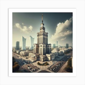 Warsaw City Hall Art Print