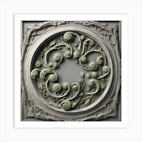 Circular Ornate Ceiling Art Print