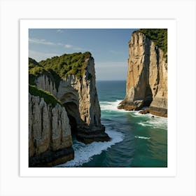 New Zealand Coast Art Print