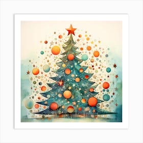 Time-Traveling Tannenbaum Art Print