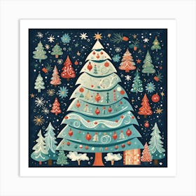 Christmas Tree 24 Art Print