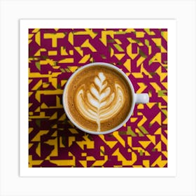 Latte Art 43 Art Print