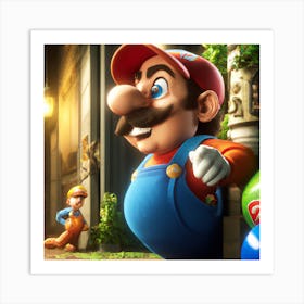 Mario Bros Art Print