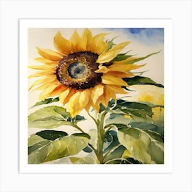 Sunflower Art Print