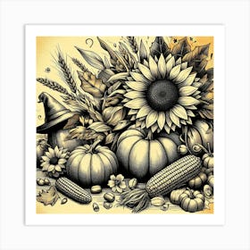 Autumn harvest 1 Art Print