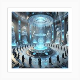 Hall Of Ancestors Frostspire Citadel Poster