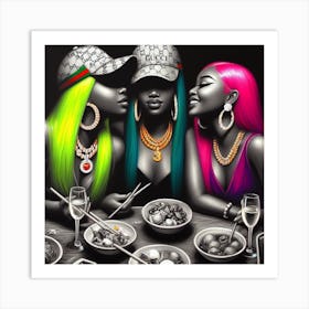 Gucci Girls Art Print