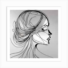 Portrait Of A Woman 2 Art Print