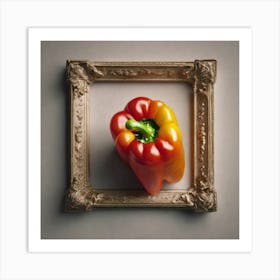 Red Pepper In Frame 1 Art Print