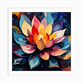 Lotus Flower 9 Art Print