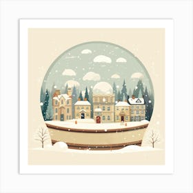 Cotswolds United Kingdom 2 Snowglobe Art Print