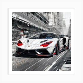 Lamborghini 194 Art Print