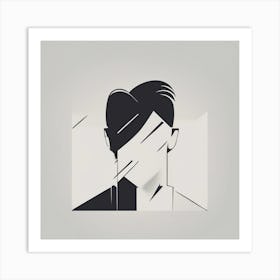 Portrait Of A Man 4 Art Print