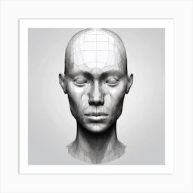 Woman'S Head 5 Art Print